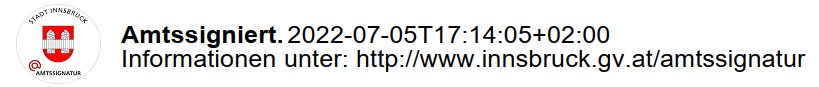 Representation of the official signature - Version 3