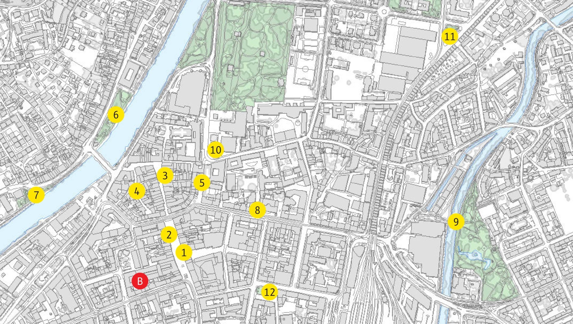 Mappa della musica di strada