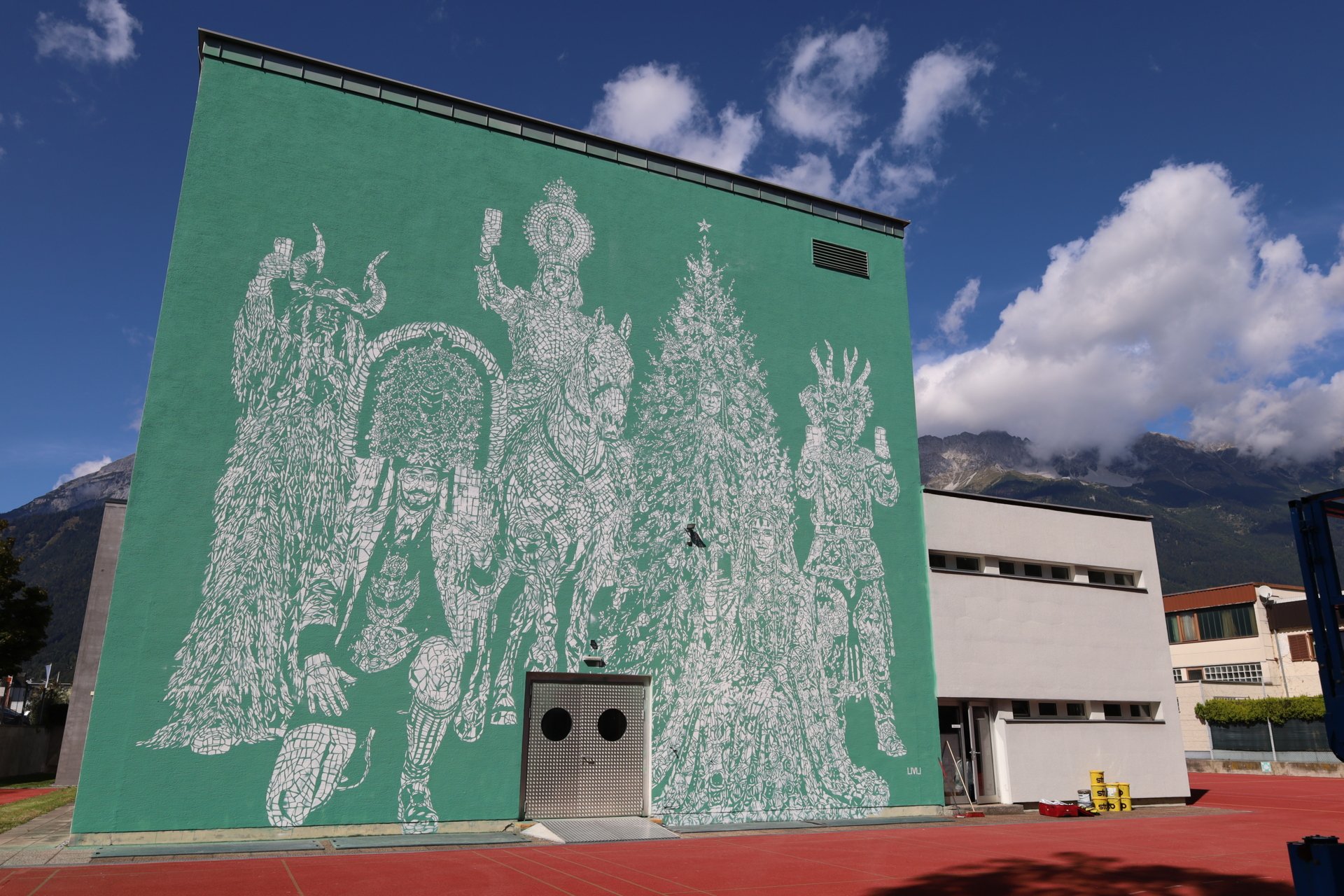 Streetart Stipendium 2026; Fragmenting Mirror von LIVIL